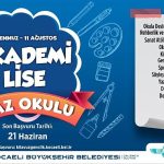 Bilgievleri ve Akademi Lise’de yazın okula gitmek daha da eğlenceli