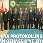 Konya Protokolünden Bakan Özhaseki’ye Ziyaret