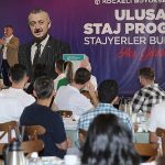 Büyükşehir stajyerleriyle buluşan Büyükakın; İdeallerinizden asla vazgeçmeyin