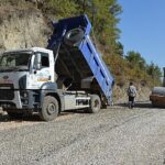 Alanya Katı Atık Tesisi yolu asfaltlandı