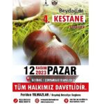 Beydağ Çomaklar’da kestane festivali coşkusu 