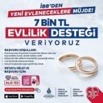 İBB 6 ayda 8 bin 600 çifte evlilik desteği sağladı