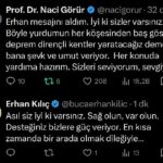 Prof. Görür’den Başkan Erhan Kılıç’a yanıt: “Bana şevk ve umut verdiniz”