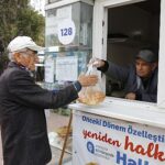 Ramazan pidesi Halk Ekmek Büfelerinde