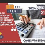 Canik’te Vergi Ödemeleri Başladı: Son Tarih 31 Mayıs